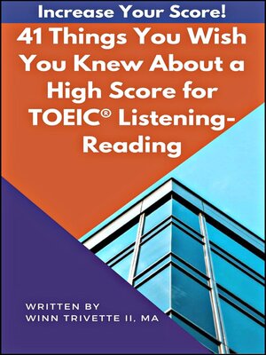 cover image of 41 Things You Wish You Knew About a High Score for the for TOEIC&#174; Listening-Reading